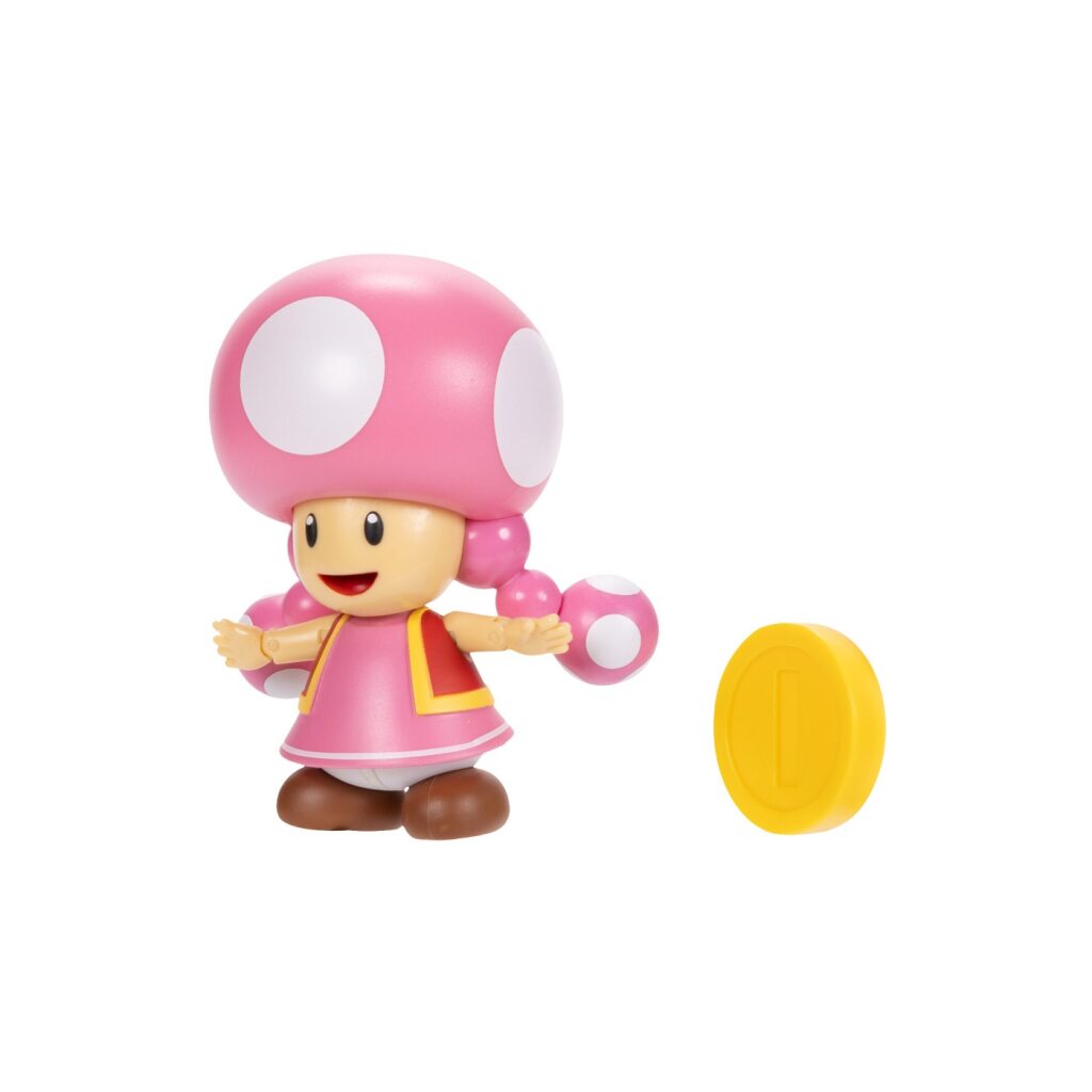 Figura Coleccionable Toadette 4" Serie 43 Mario Bros Oficial Nintendo img #4