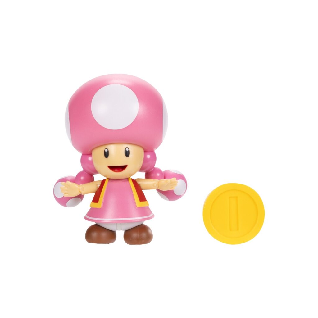 Figura Coleccionable Toadette 4" Serie 43 Mario Bros Oficial Nintendo img #1