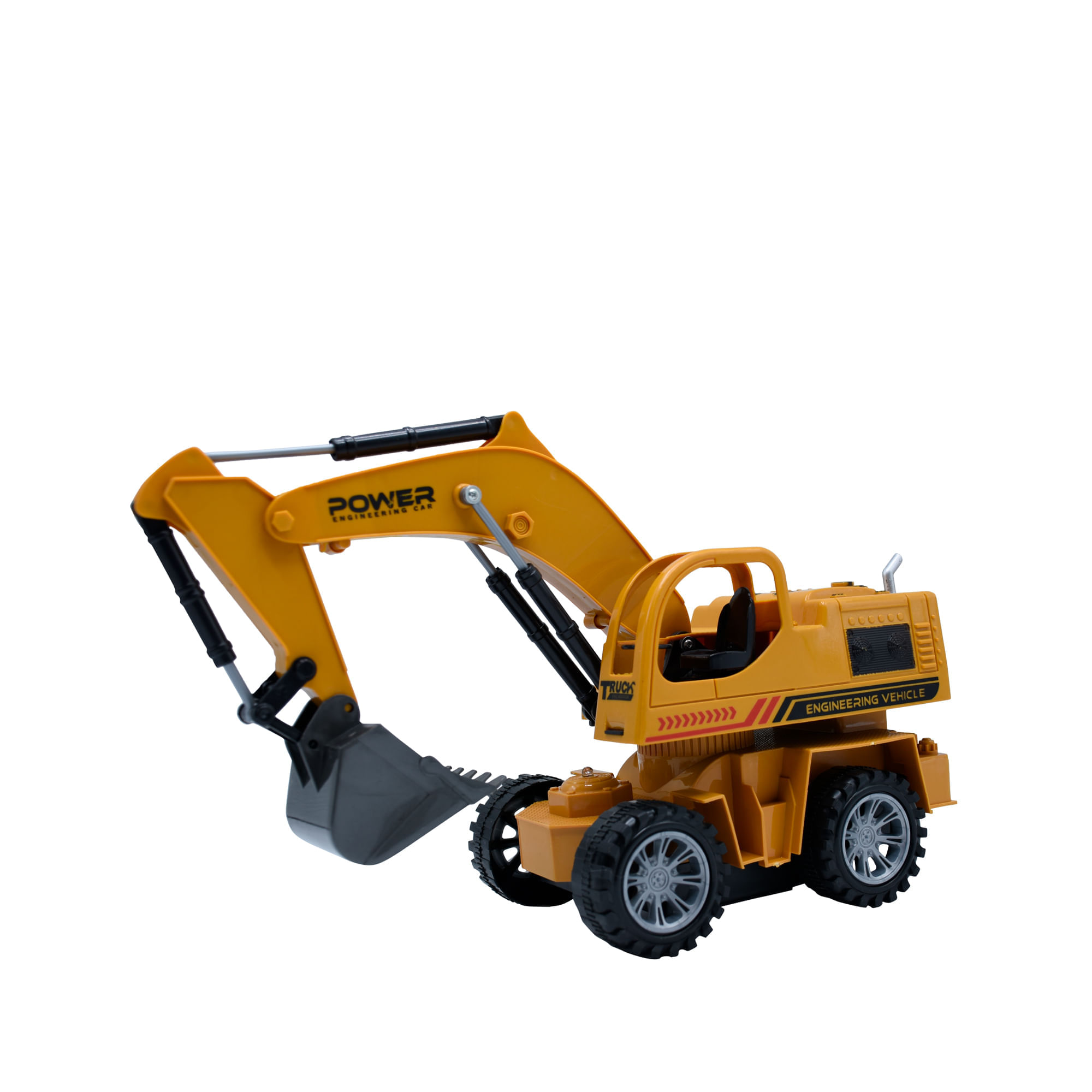 Maquina Retro Excavadora Control Remoto Control Tipo Timon Toy Logic img #2