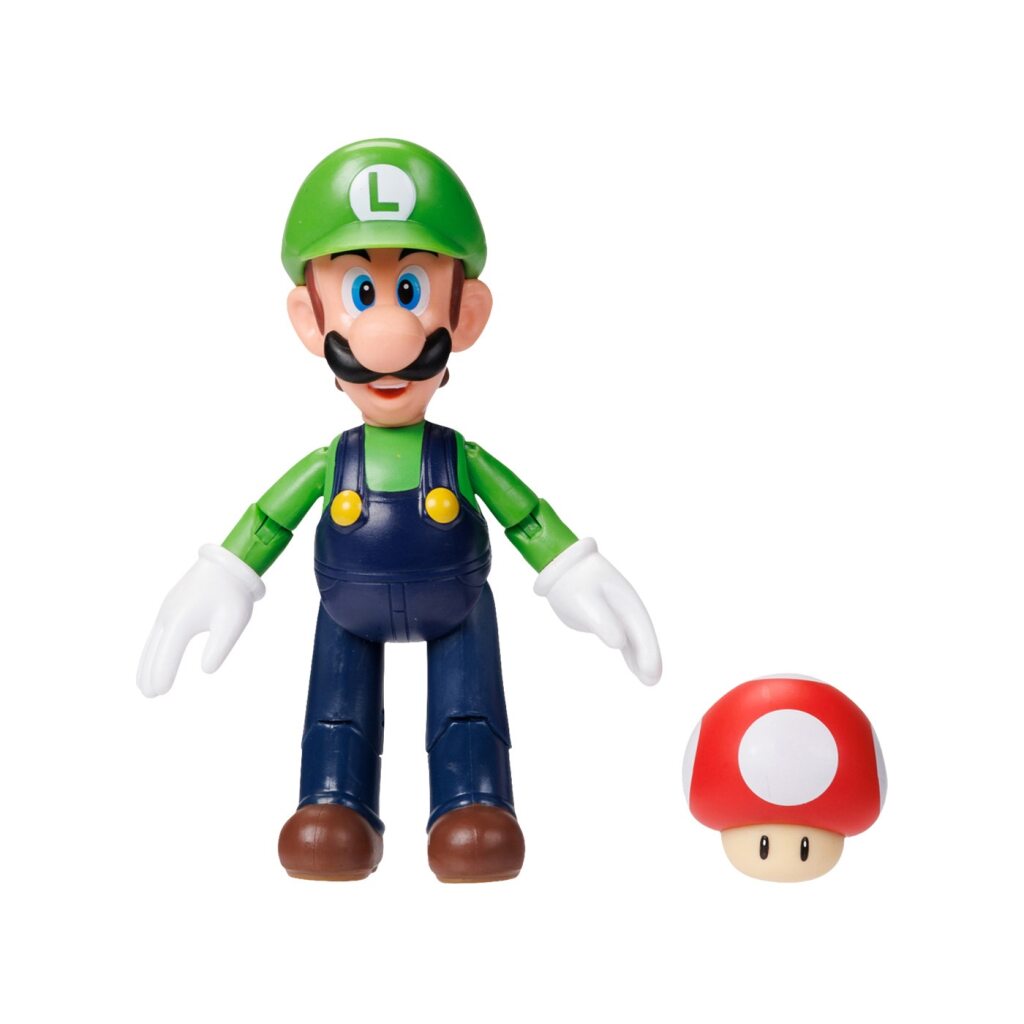Figura Coleccionable Luigi 4" Serie 43 Mario Bros Oficial Nintendo img #1