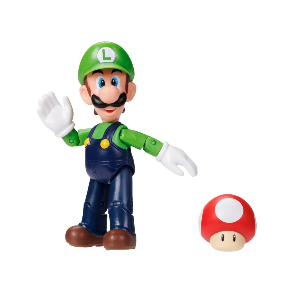 Figura Coleccionable Luigi 4" Serie 43 Mario Bros Oficial Nintendo img #3