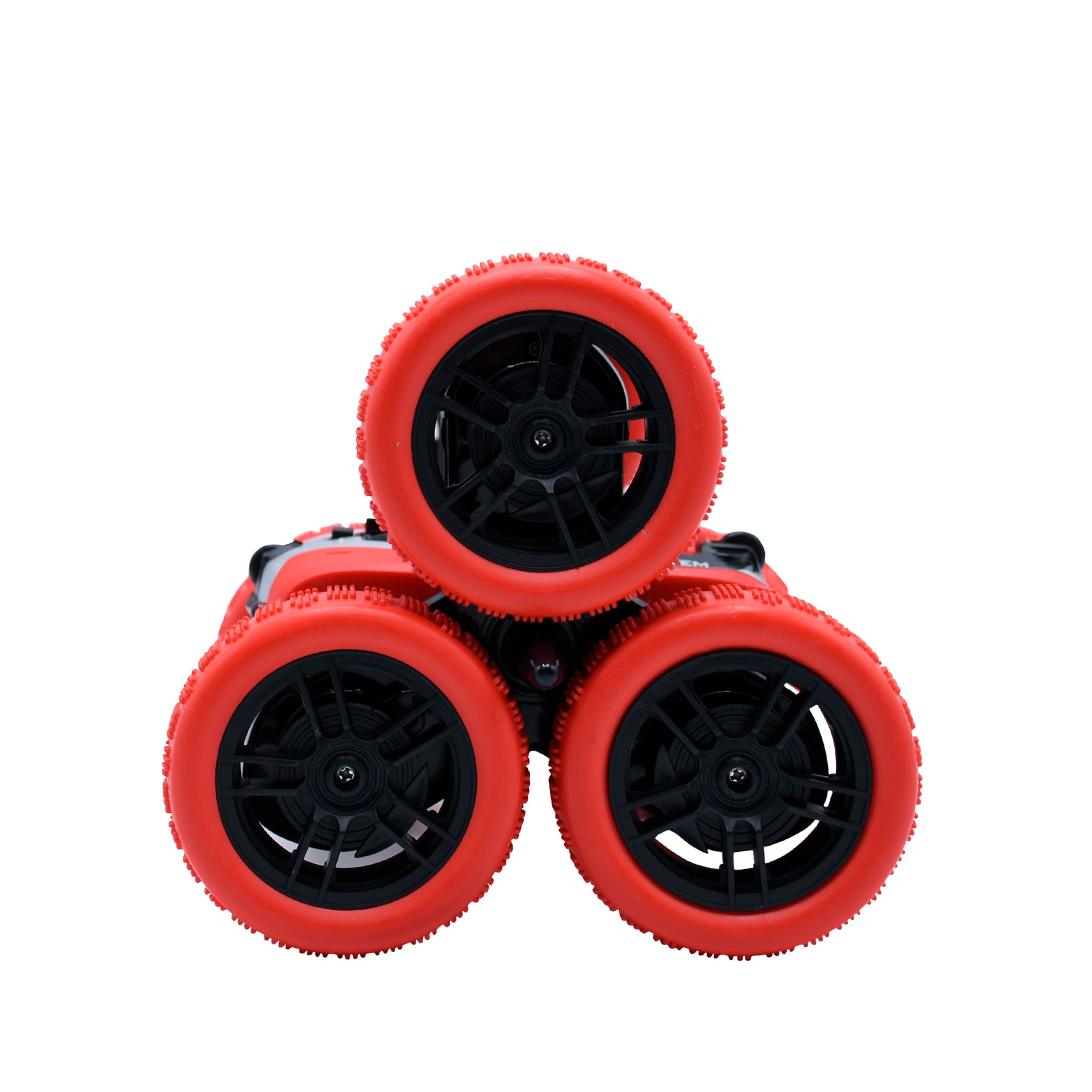 Carro Control Remoto Roller Car Con Luces Y Sonido, Piruetas 360 Rojo Toy Logic img #3