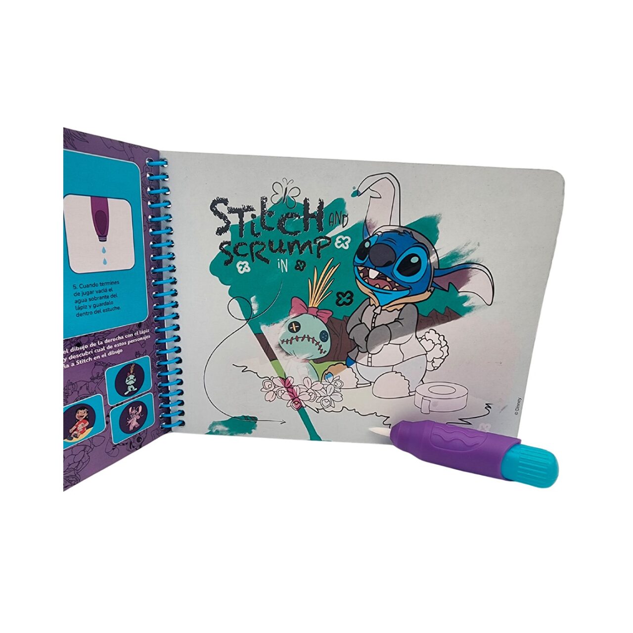 Libreta Mágica Stitch Disney para Pintar con Agua img #2