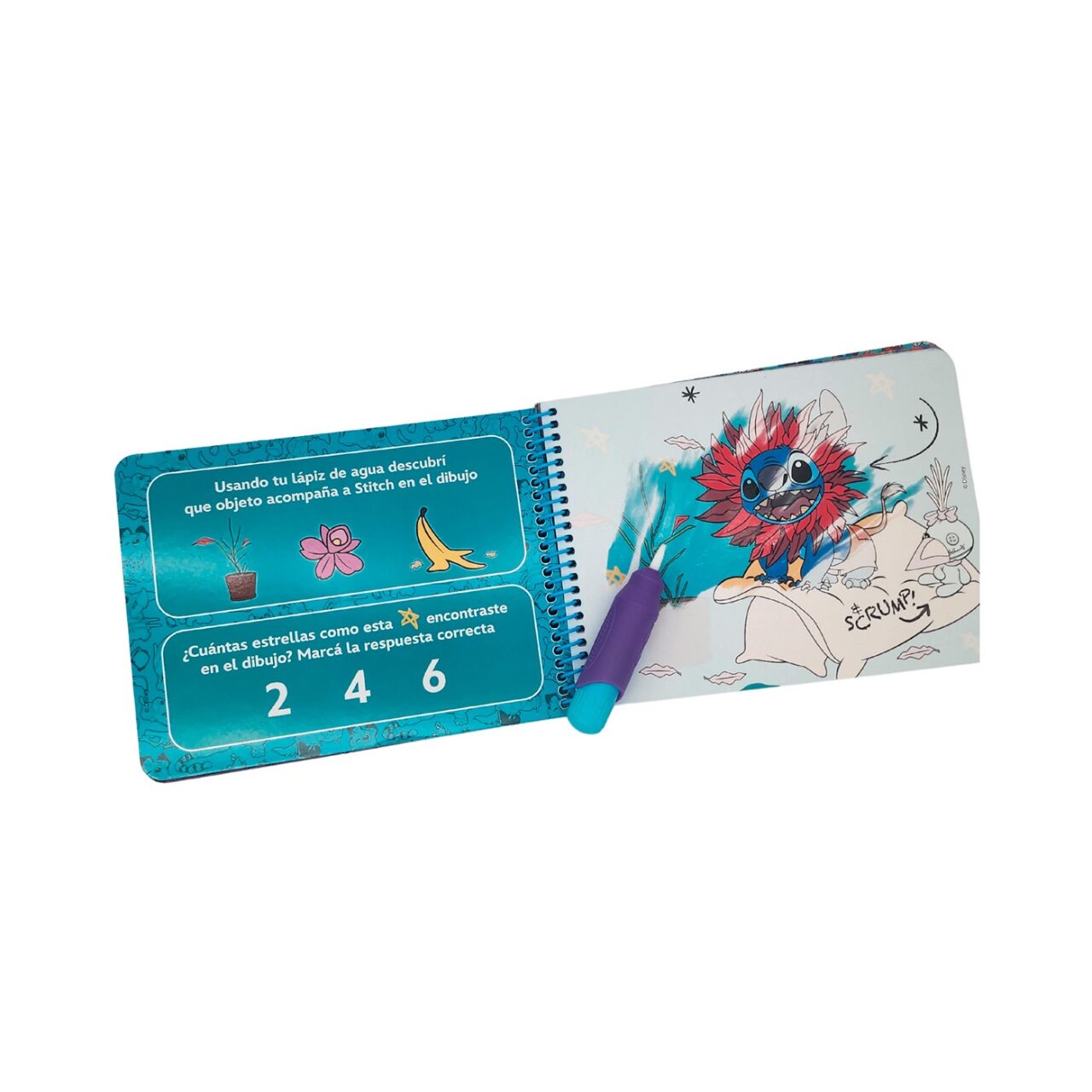 Libreta Mágica Stitch Disney para Pintar con Agua img #3