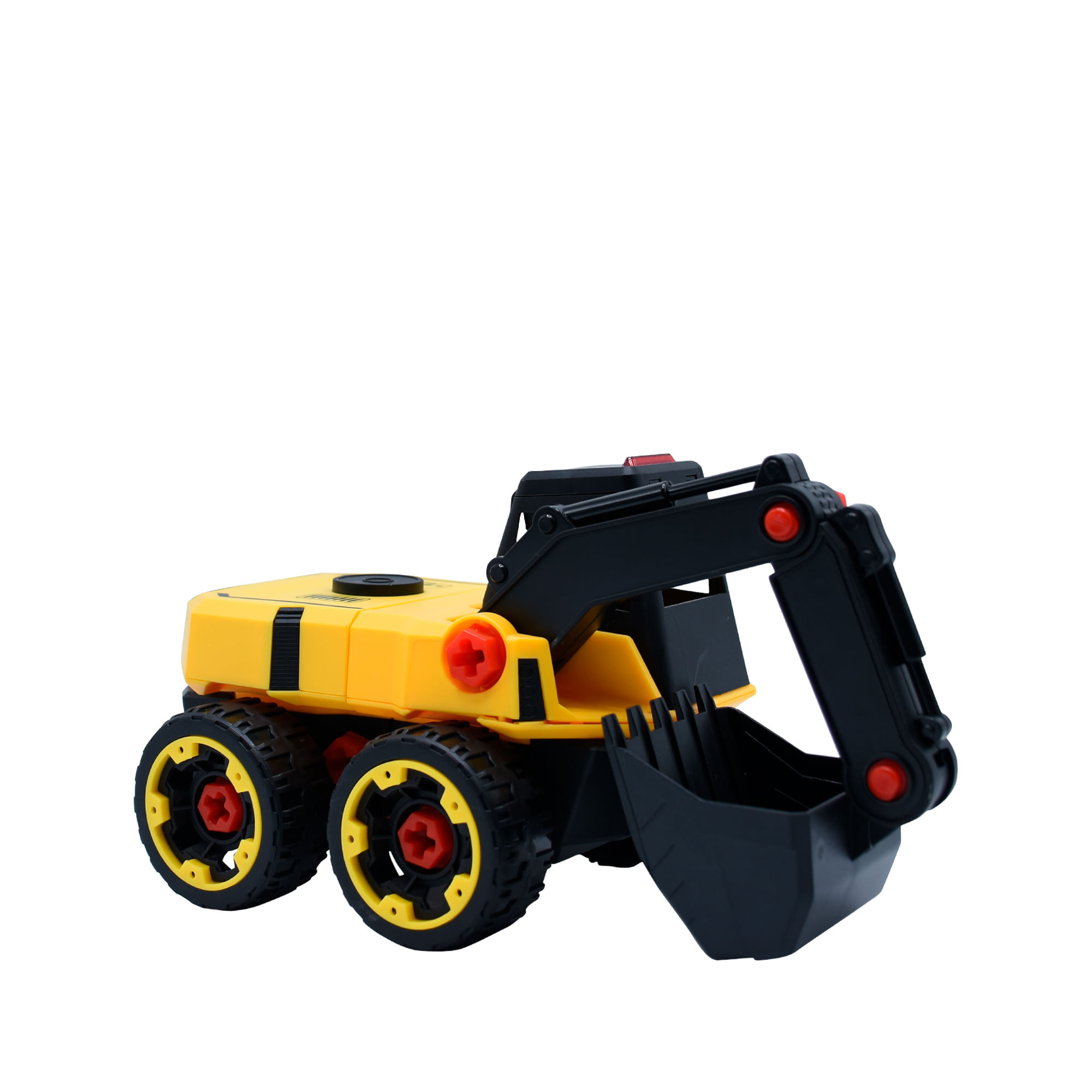 Carro de Fricción Construcción Workers Truck Pala Excavadora Toy Logic img #4