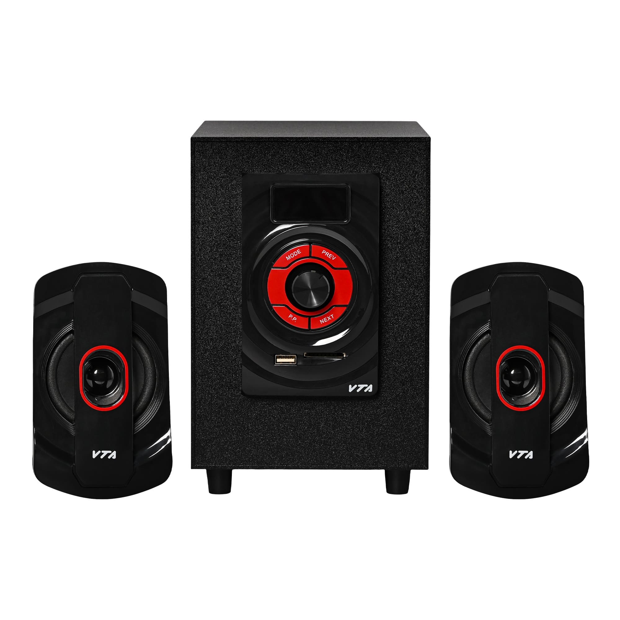 Minicomponente 2.1 VTA 30W RMS Con Radio FM img #1