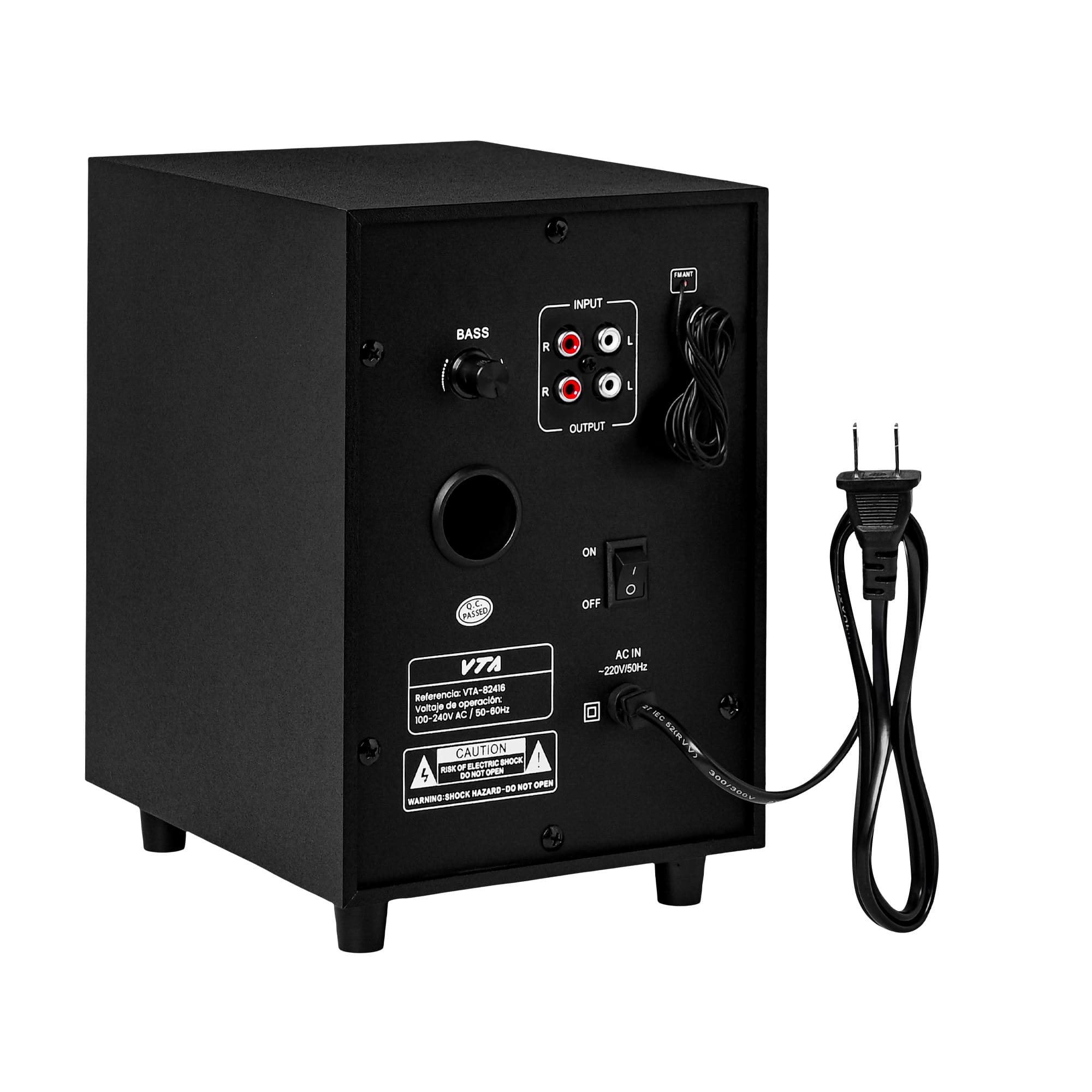 Minicomponente 2.1 VTA 30W RMS Con Radio FM img #3