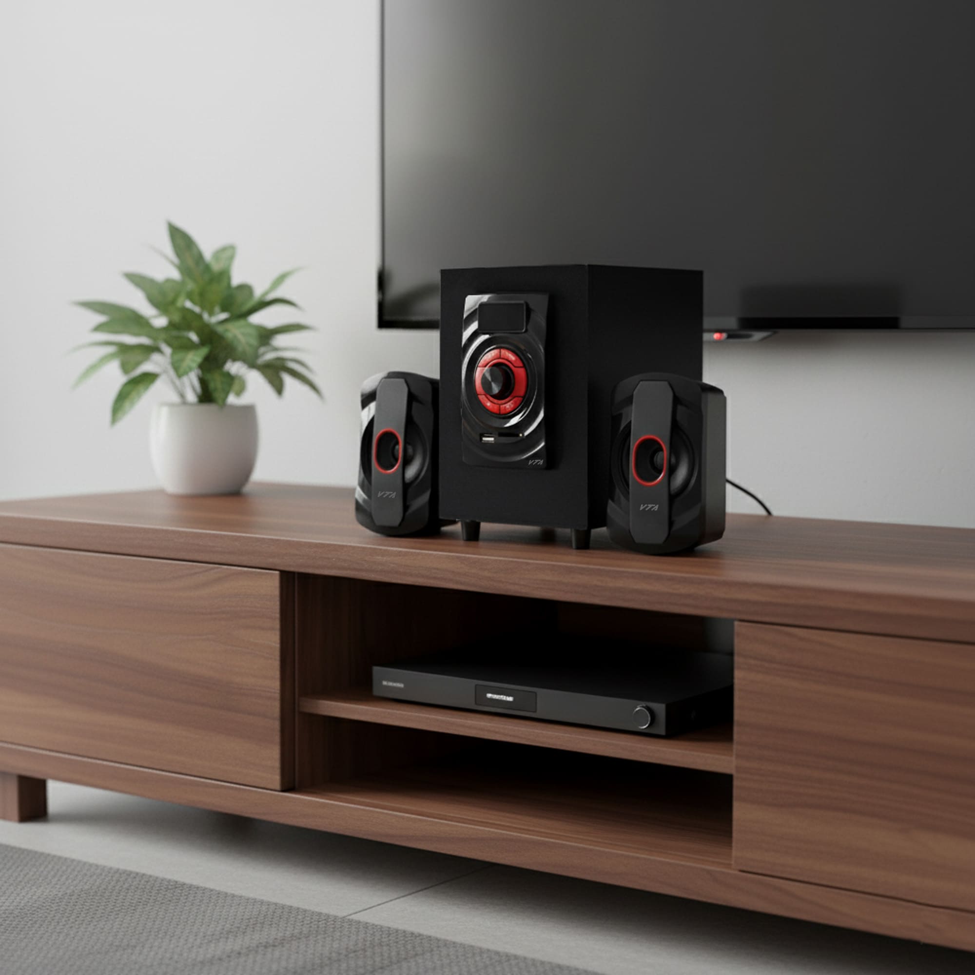 Minicomponente 2.1 VTA 30W RMS Con Radio FM img #8