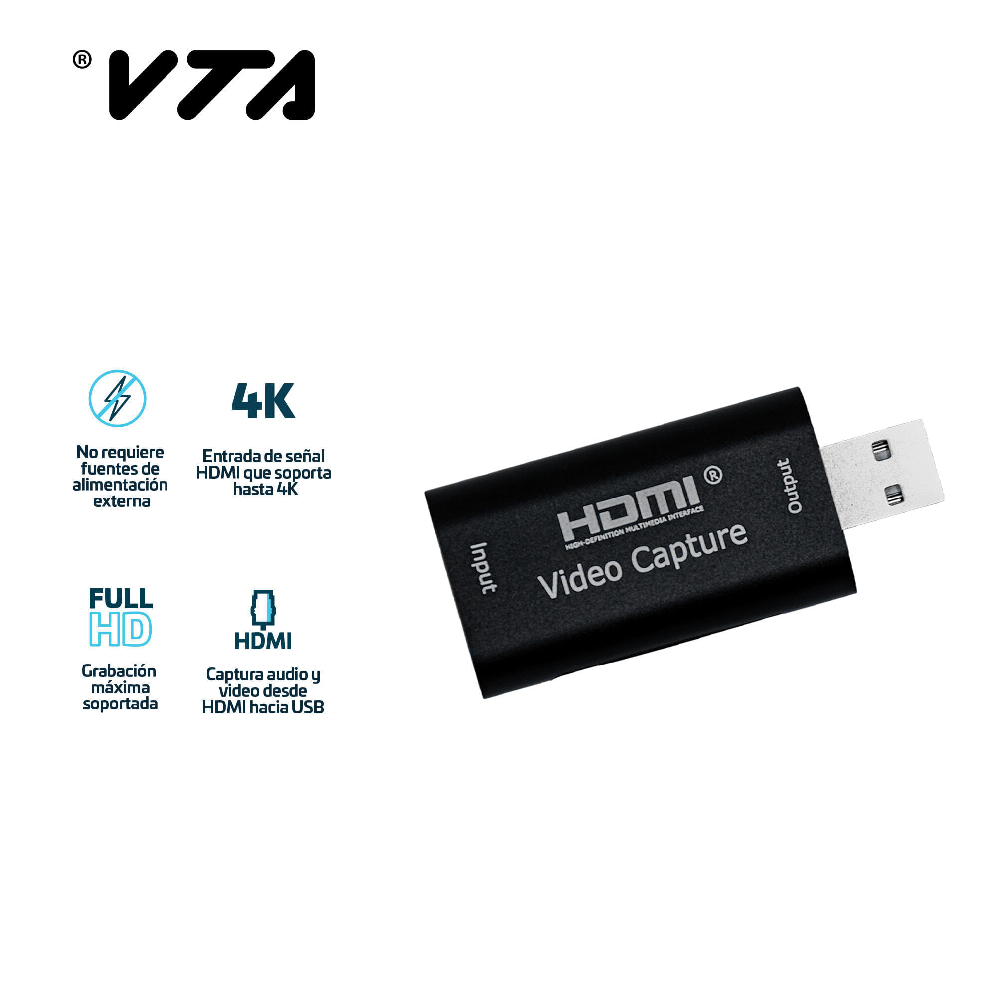 Tarjeta de Captura de Video VTA para Streaming y Grabación en Full HD img #5