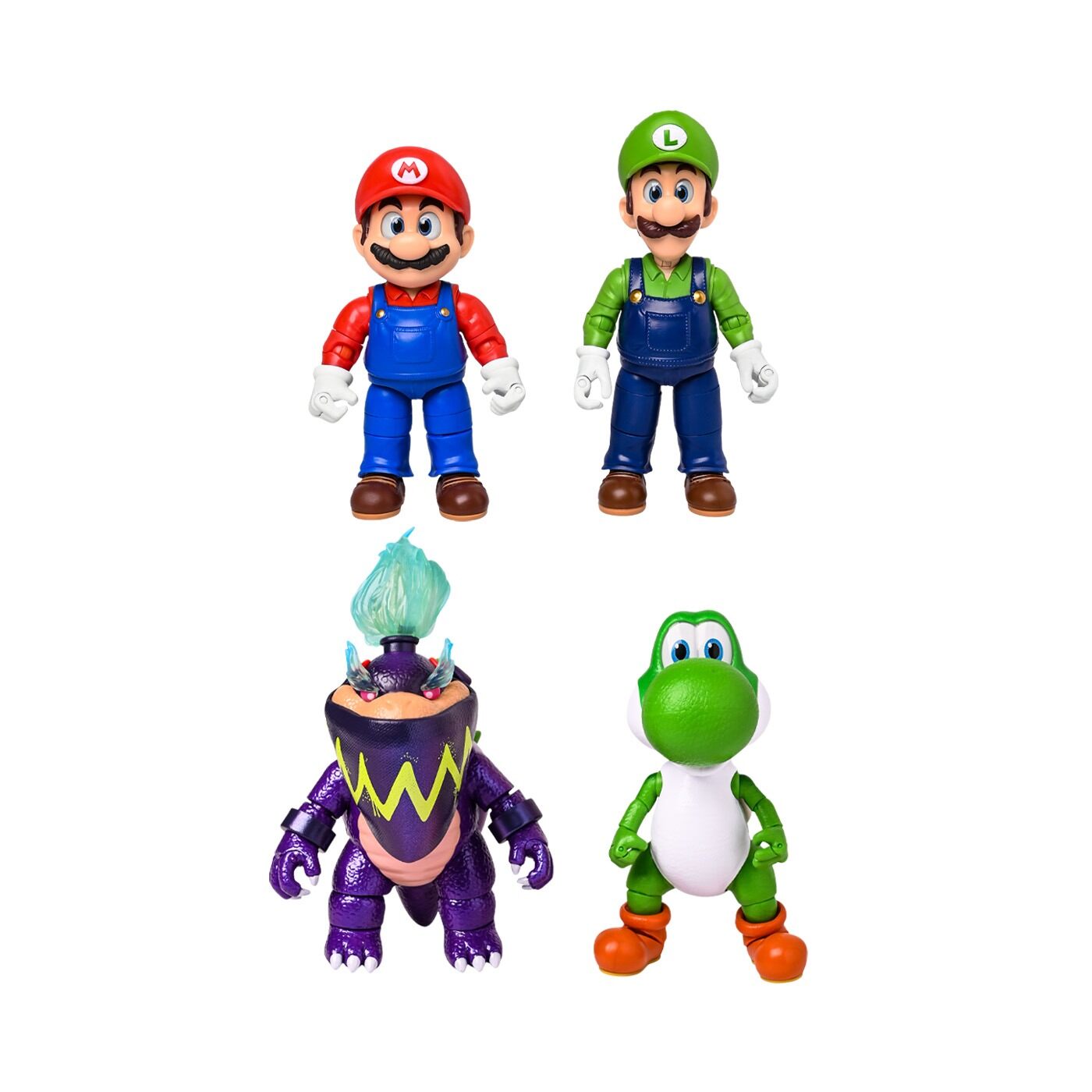 Set de Figuras Mario Bros 4 Piezas 5" img #1