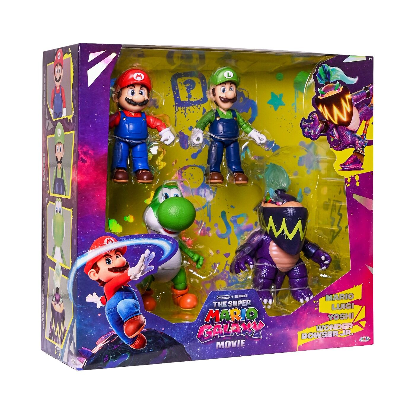 Set de Figuras Mario Bros 4 Piezas 5" img #2