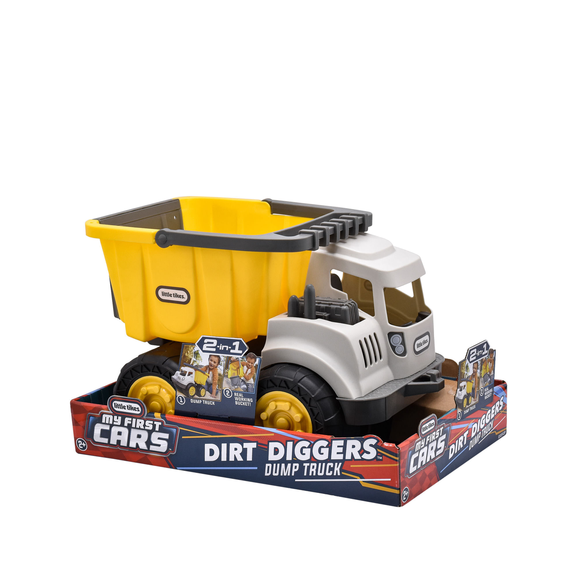 Excavadora y Camión Volqueta Little Tikes 2 en 1 img #1