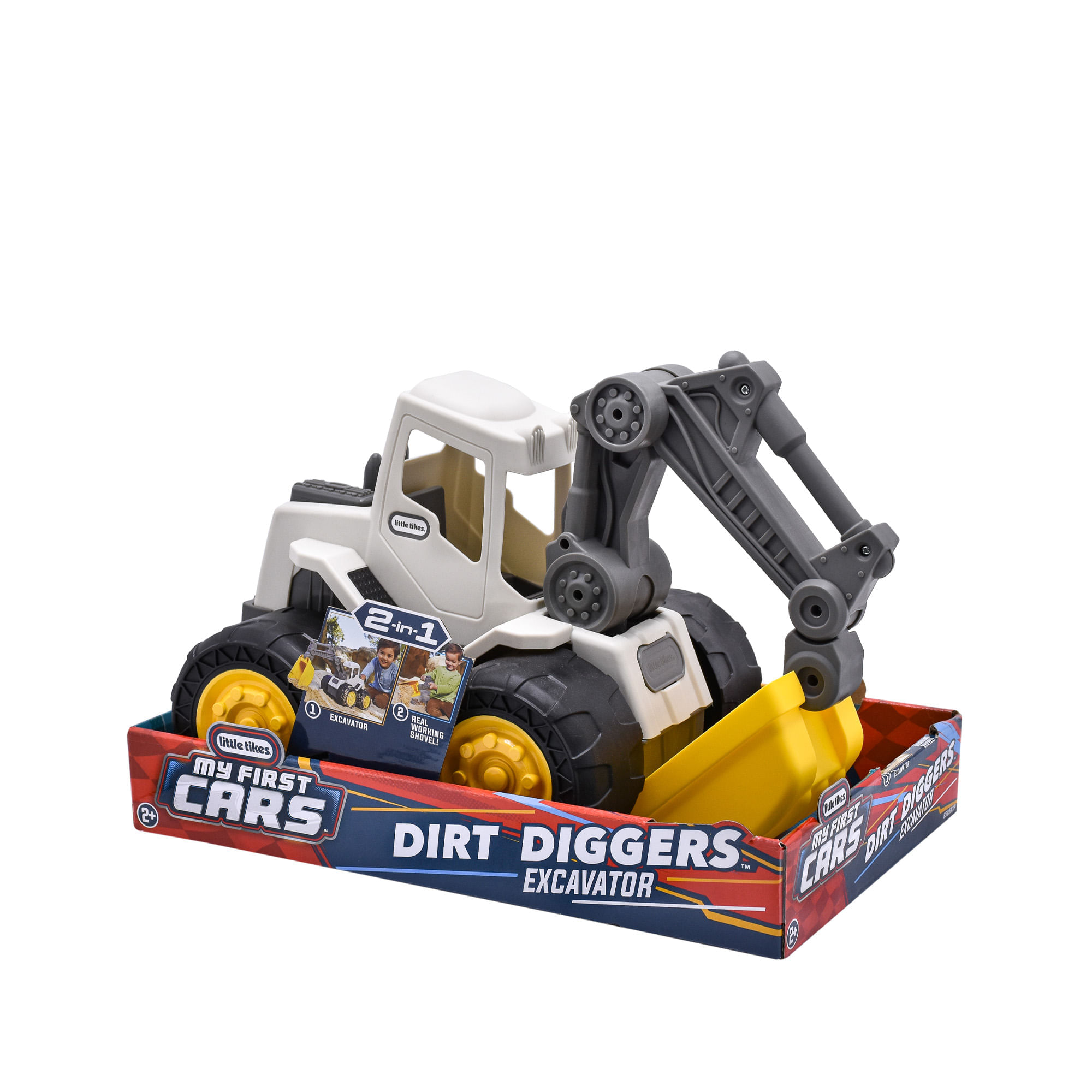 Excavadora Little Tikes 2 en 1 img #1