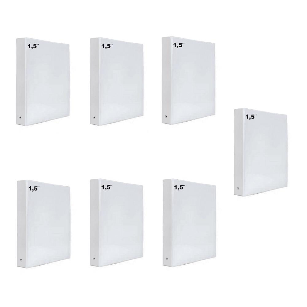 7 Folder Blanco Carta 1.5 Pulgadas img #1