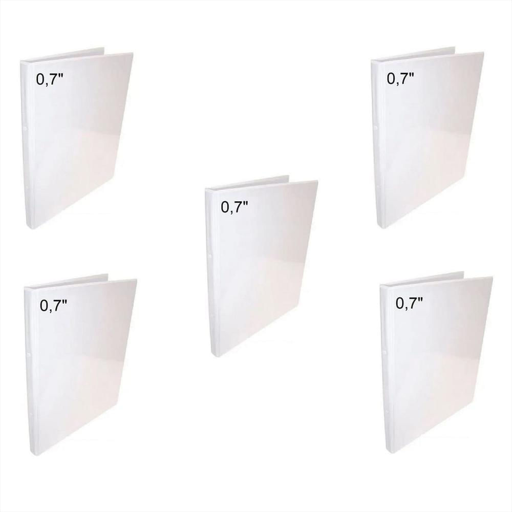 5 Folder Blanco Carta 0.7 Pulgadas img #1