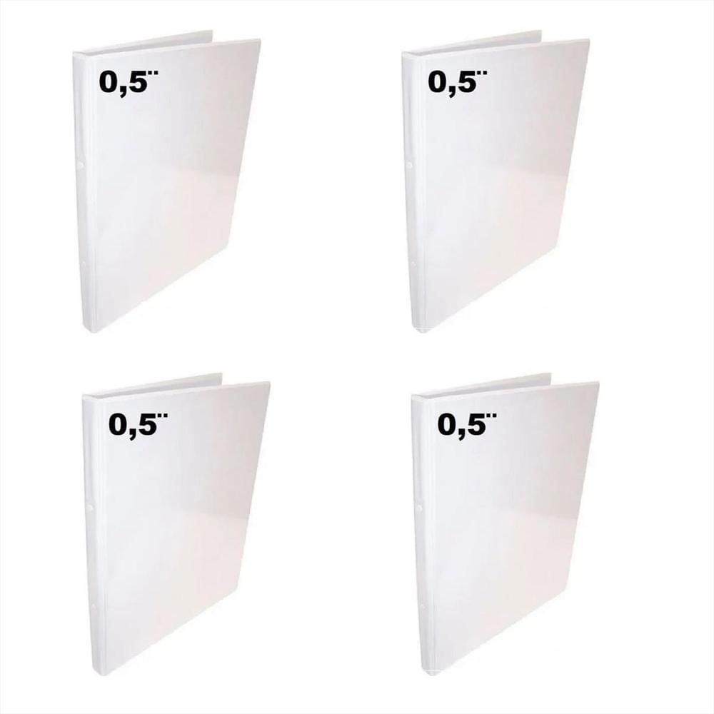 4 Folder Blanco Carta 0.5 Pulgadas img #1