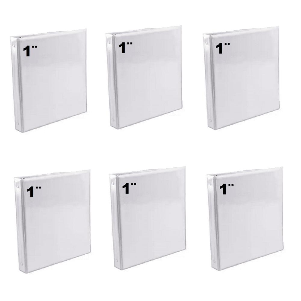 6 Folder Blanco Carta 1 Pulgada img #1