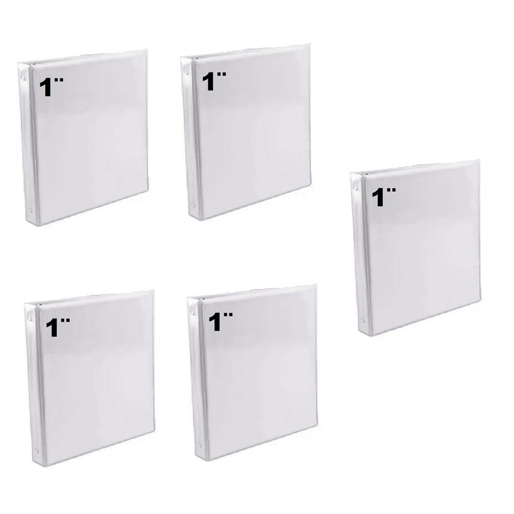 5 Folder Blanco Carta 1 Pulgada img #1