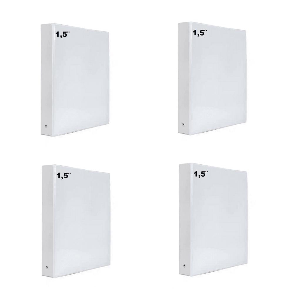 4 Folder Blanco Carta 1.5 Pulgadas img #1