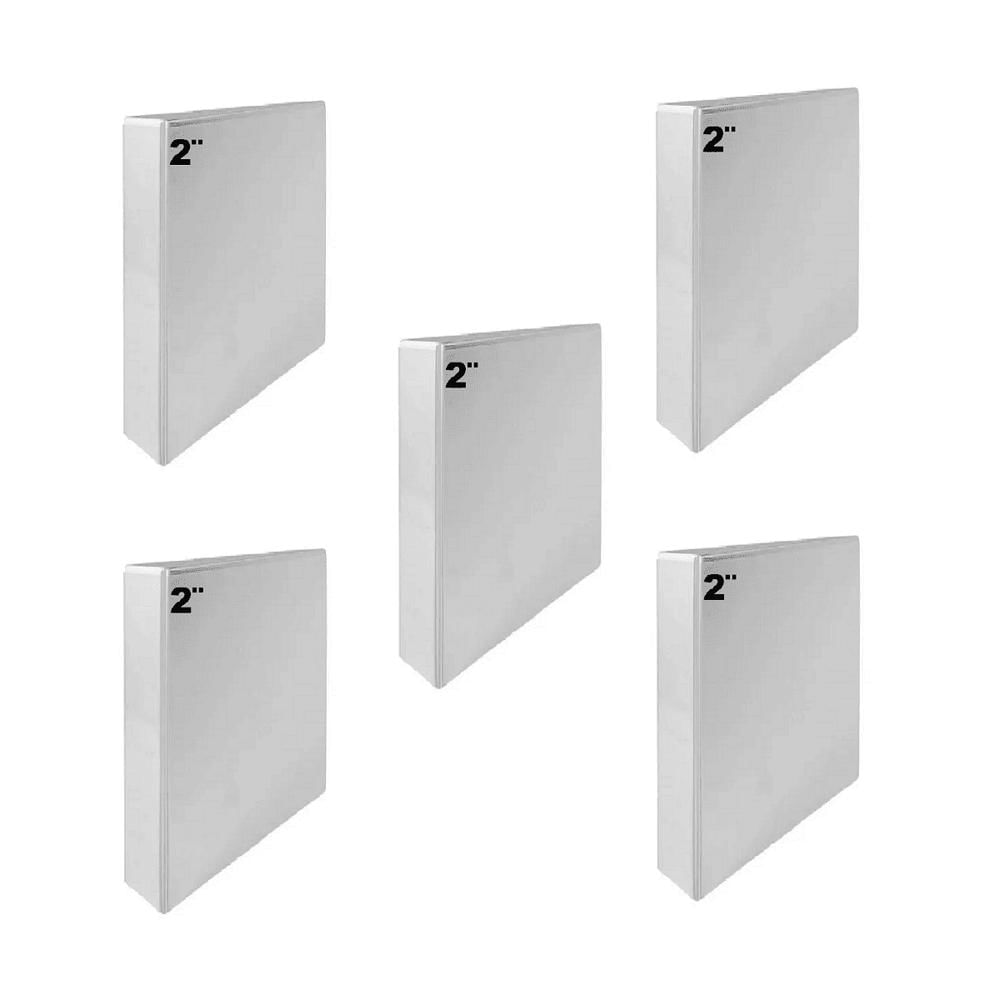 5 Folder Blanco Carta 2 Pulgadas img #1