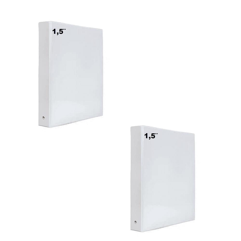 2 Folder Blanco Carta 1.5 Pulgadas img #1