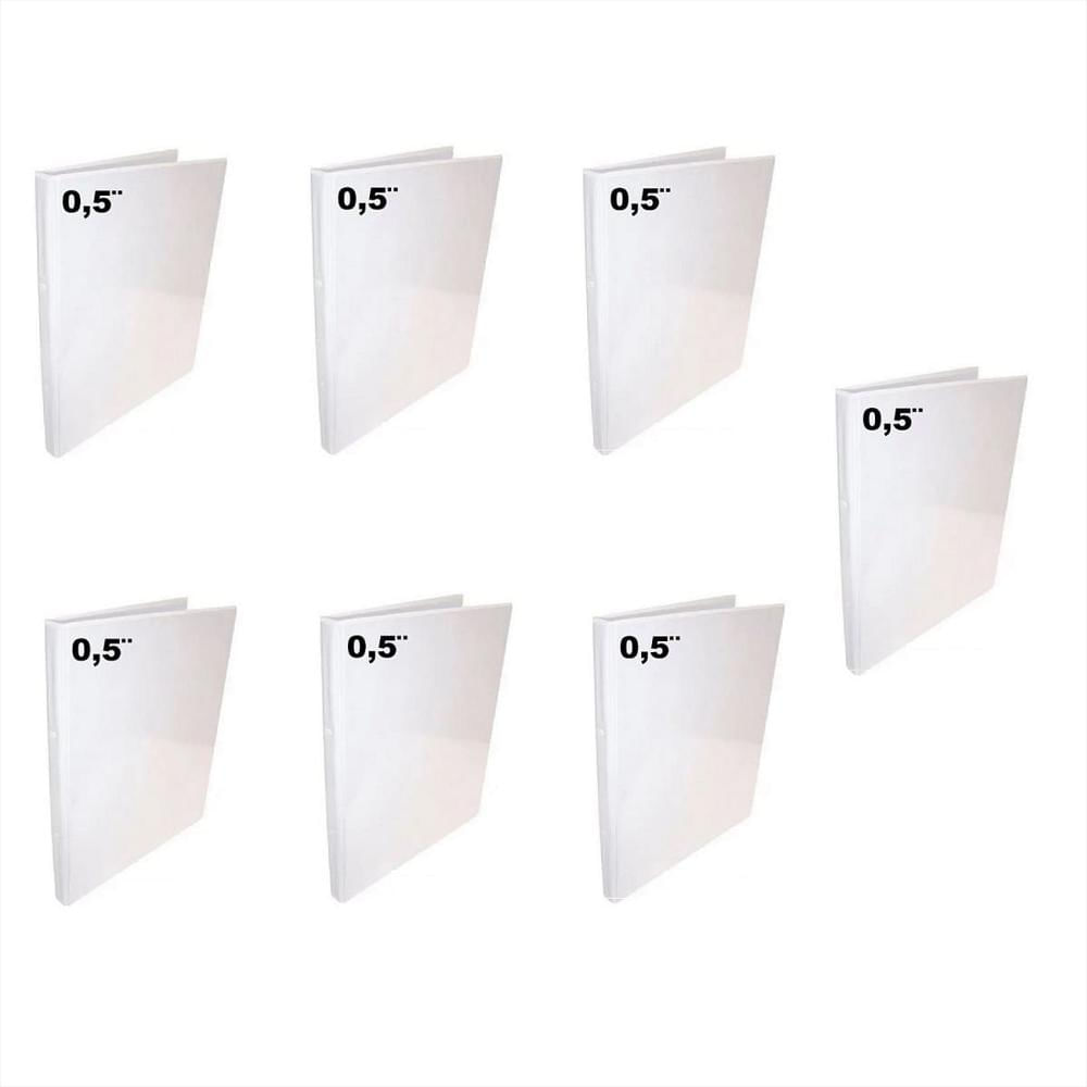 7 Folder Blanco Carta 0.5 Pulgadas img #1