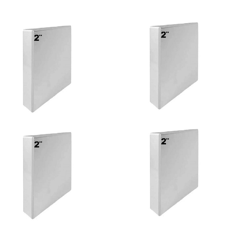 4 Folder Blanco Carta 2 Pulgadas img #1