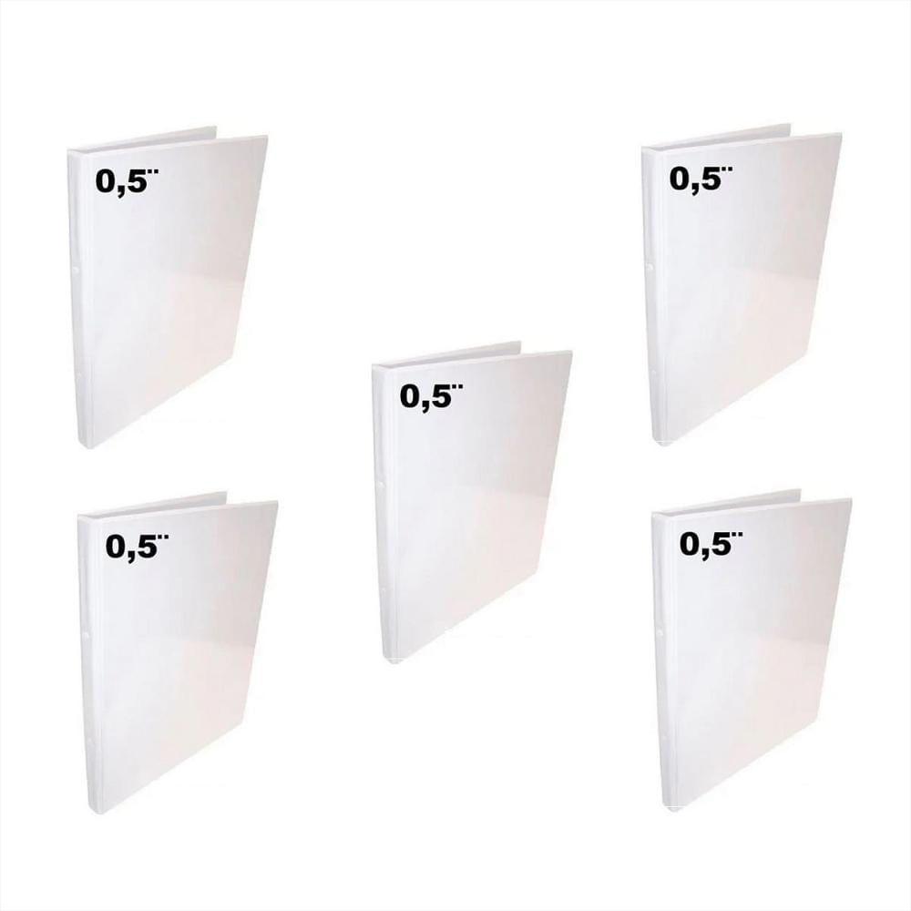 5 Folder Blanco Carta 0.5 Pulgadas img #1