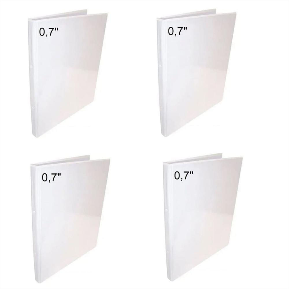 4 Folder Blanco Carta 0.7 Pulgadas img #1