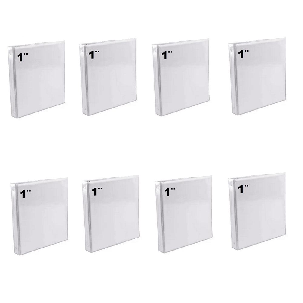 8 Folder Blanco Carta 1 Pulgada img #1