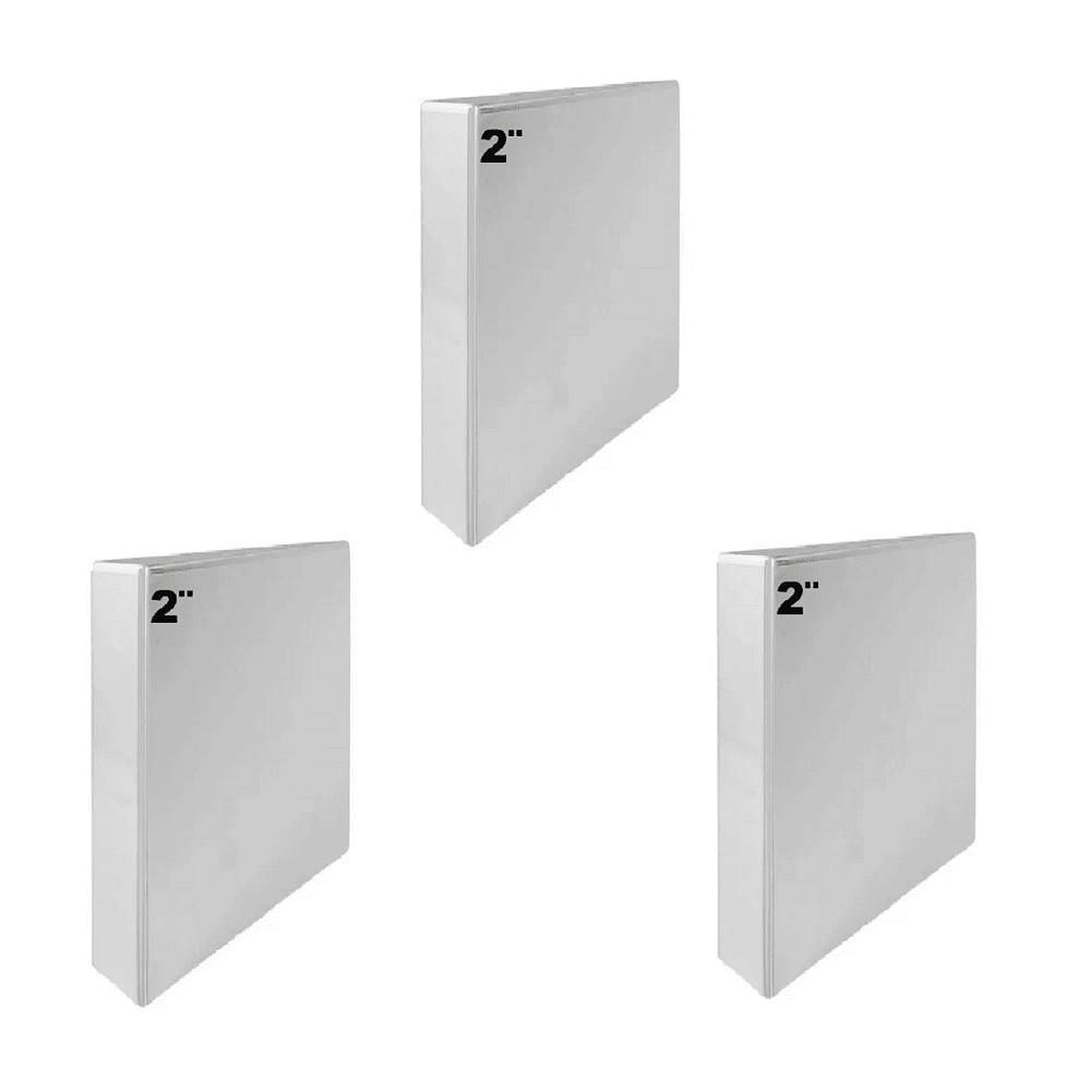 3 Folder Blanco Carta 2 Pulgadas img #1