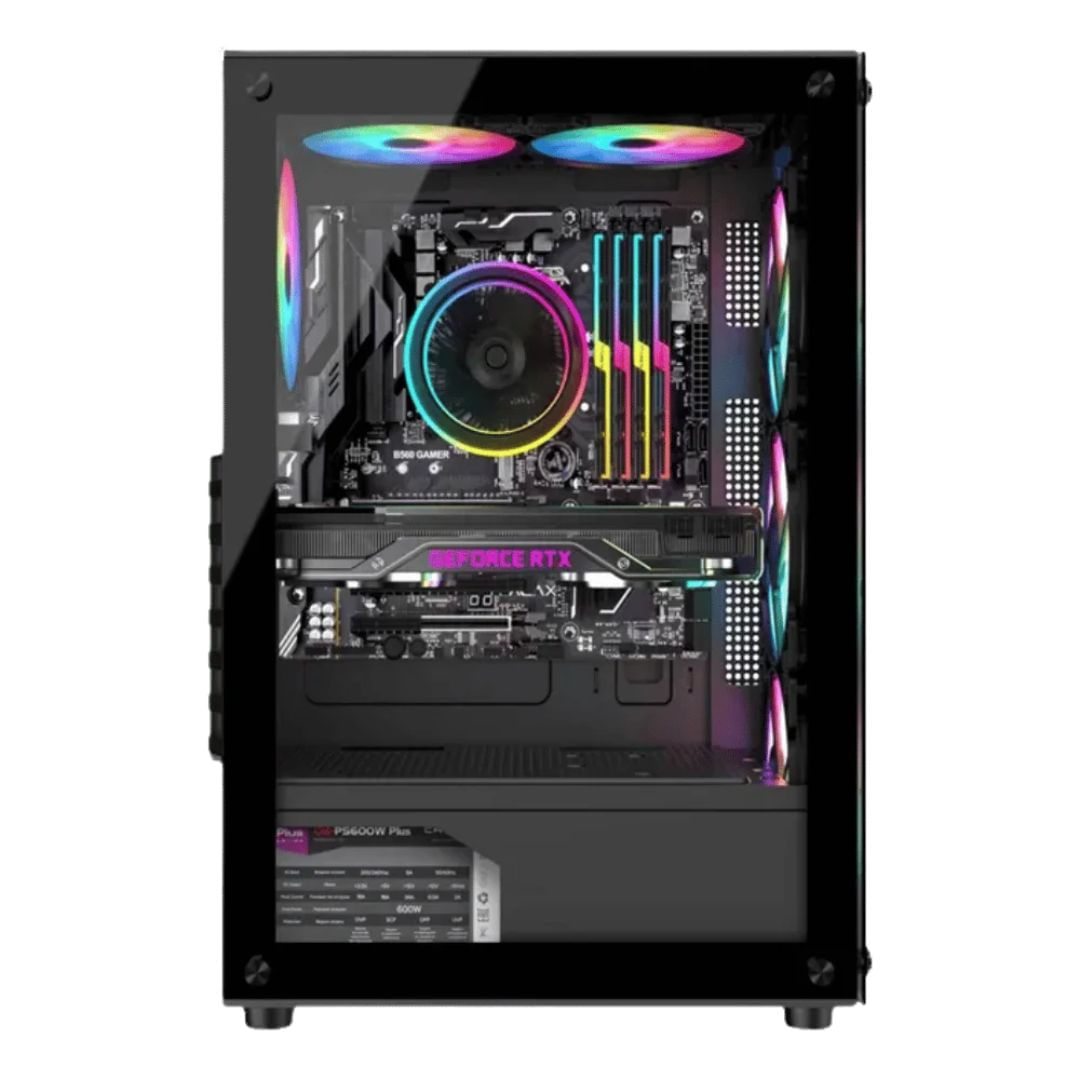 Chasis Eva HX110A Black + 4 Fan FRGB img #3