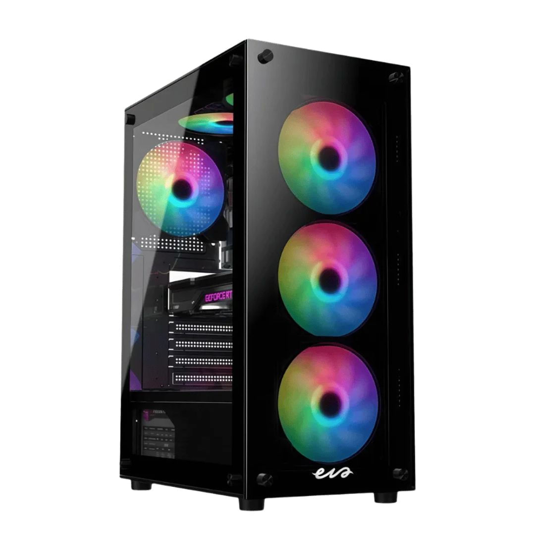 Chasis Eva HX110A Black + 4 Fan FRGB img #1