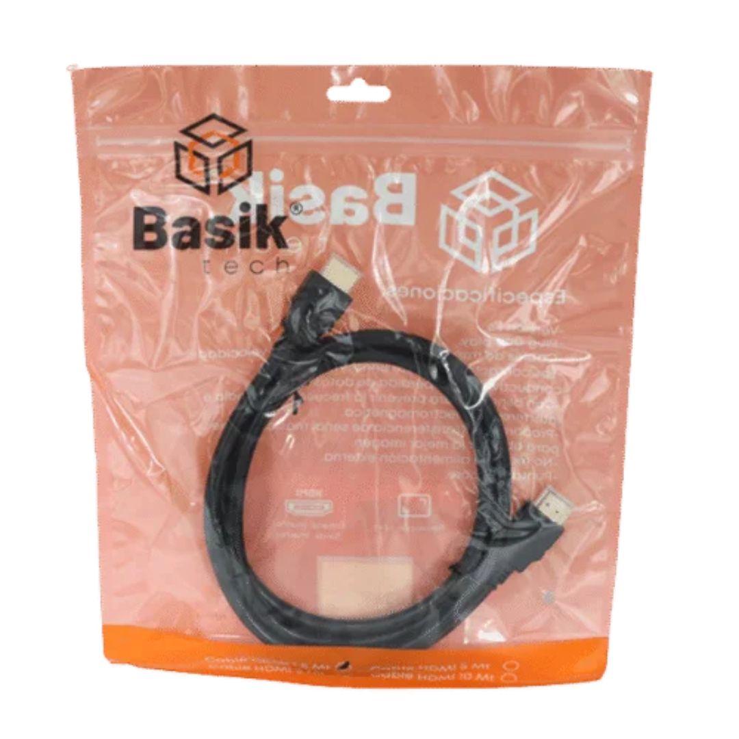 Cable Hdmi Basik Encauchetado 3Mt 80169 img #3