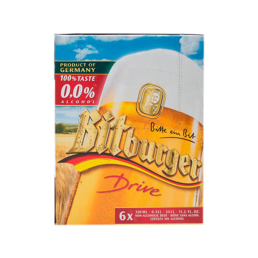 Cerveza BITBURGER CERVEZA DRIVE SIXPACK (1980  ml) img #1