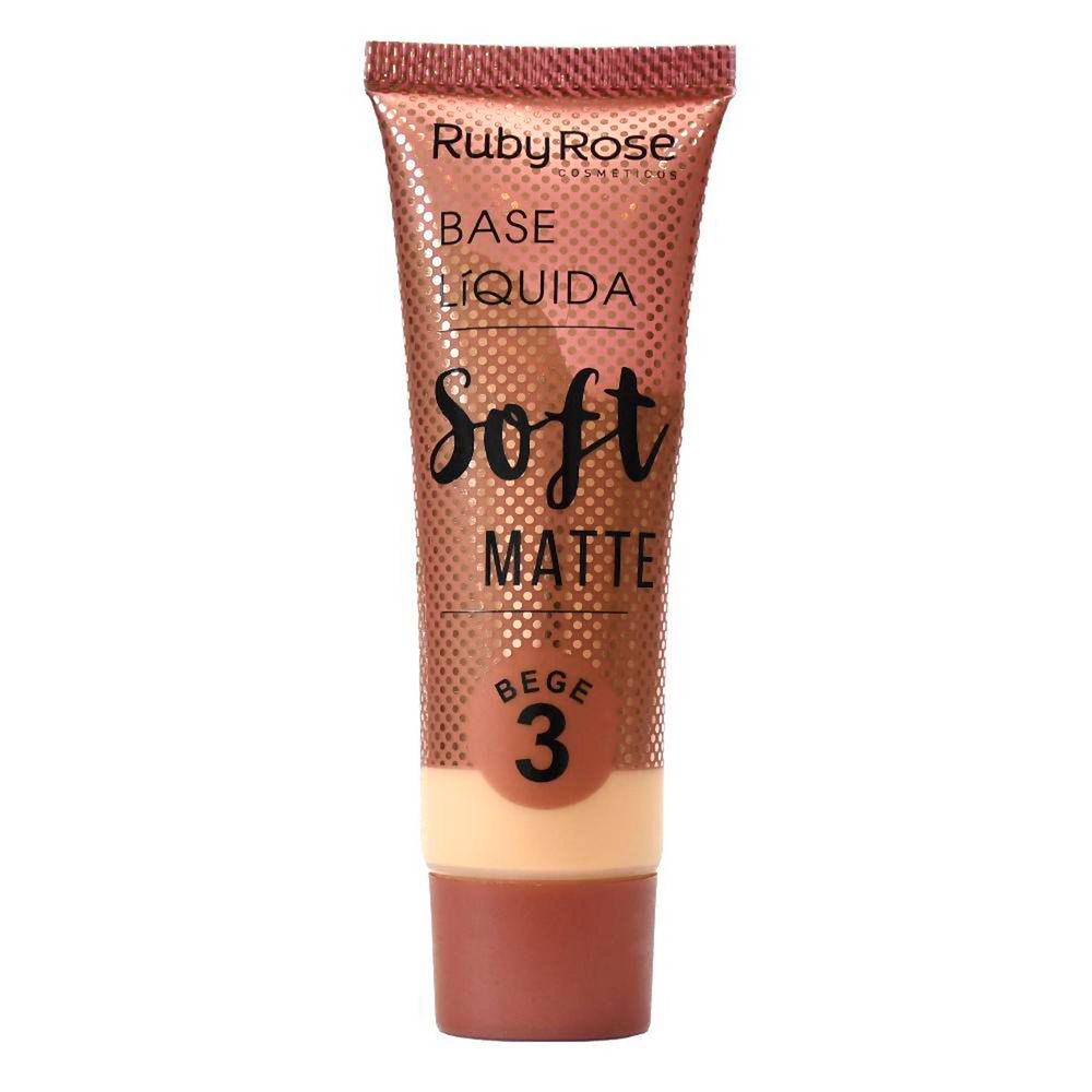 Base RUBY ROSE LIQUIDA SOFT MATTE BEIGE 3 (29  ml) img #1