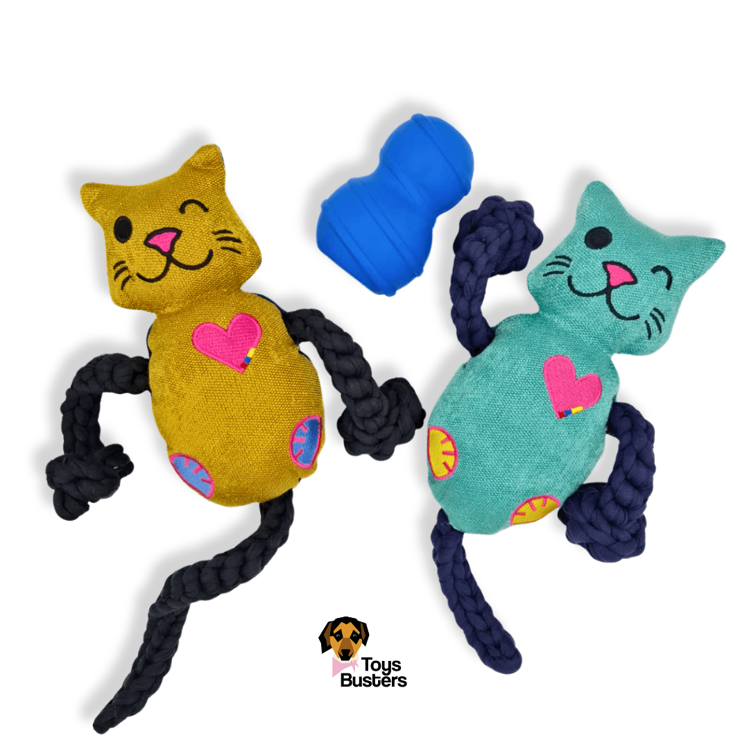 Kit Juguetes Para Perro: 2 Peluches + Mordedor Resistente img #1