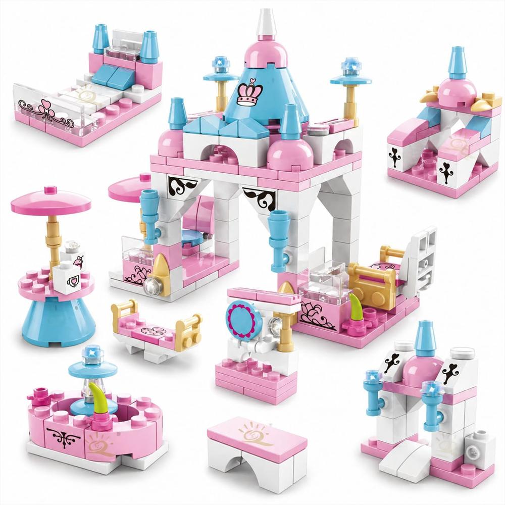 Set De Construcción Creativa Tipo Castillo Princesa img #1