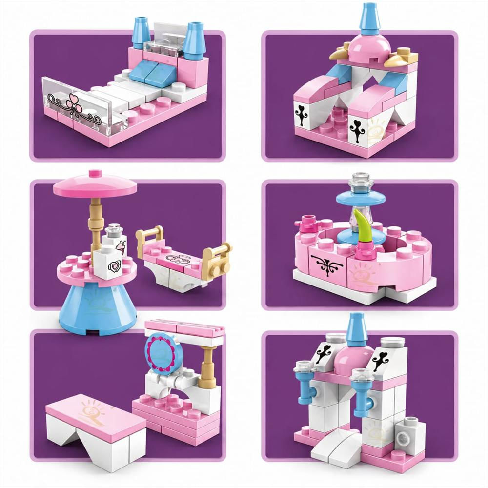 Set De Construcción Creativa Tipo Castillo Princesa img #2