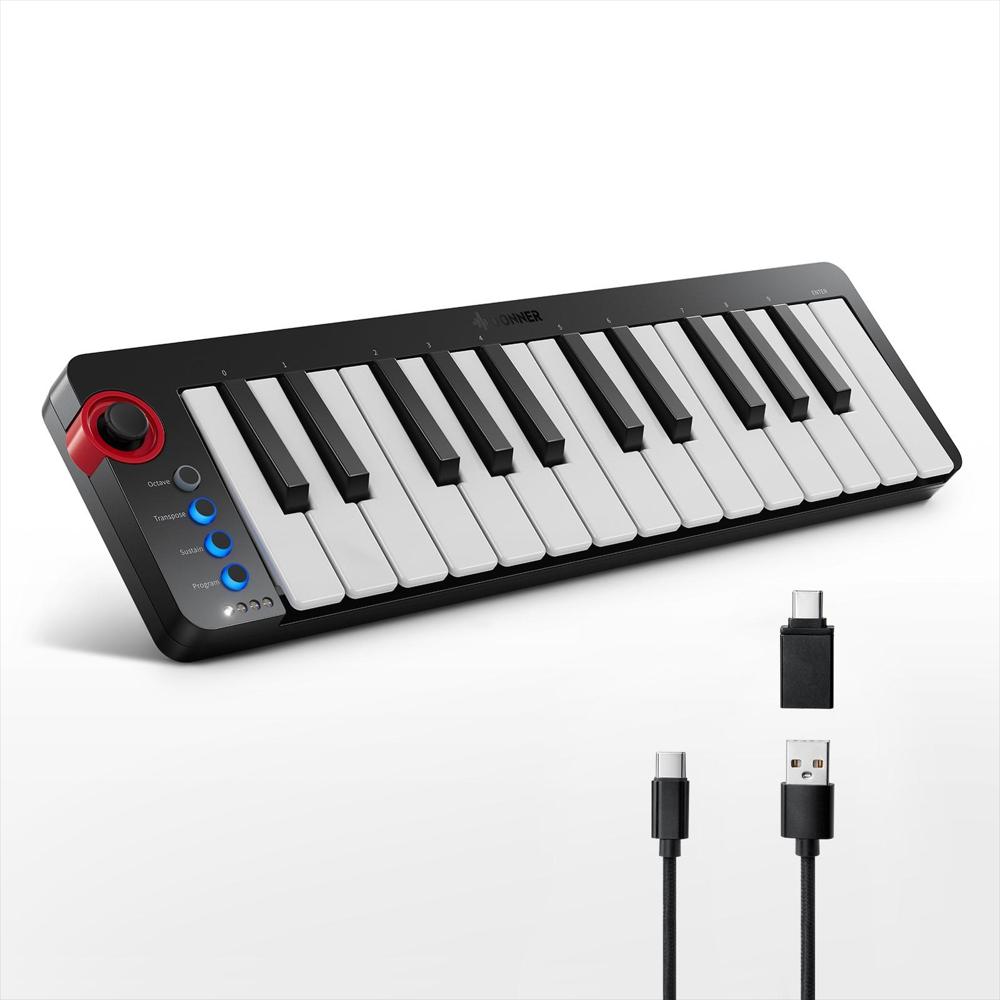 Teclado Controlador Midi Donner Dmk 25 Pro Con Software img #1