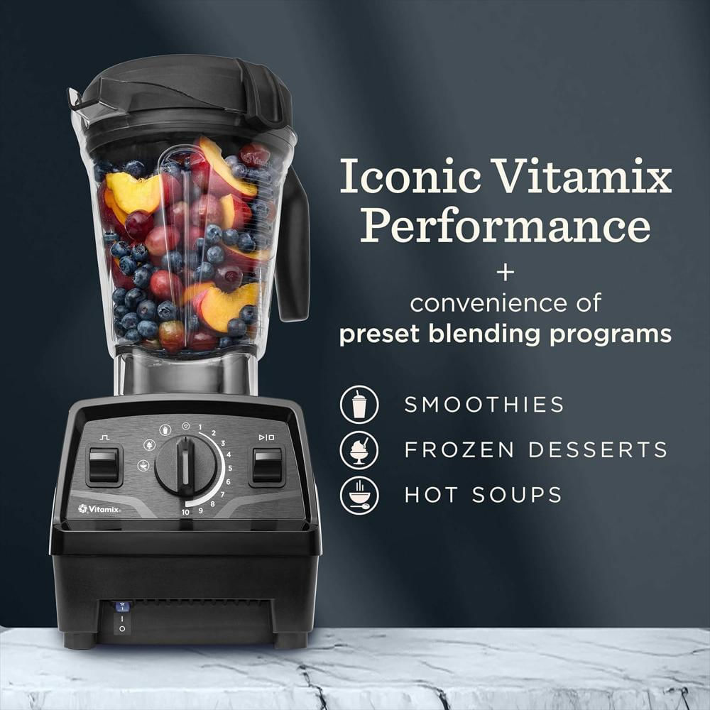 Licuadora Vitamix Explorian 64 Onzas Programa Automático Antilímites Negra img #3