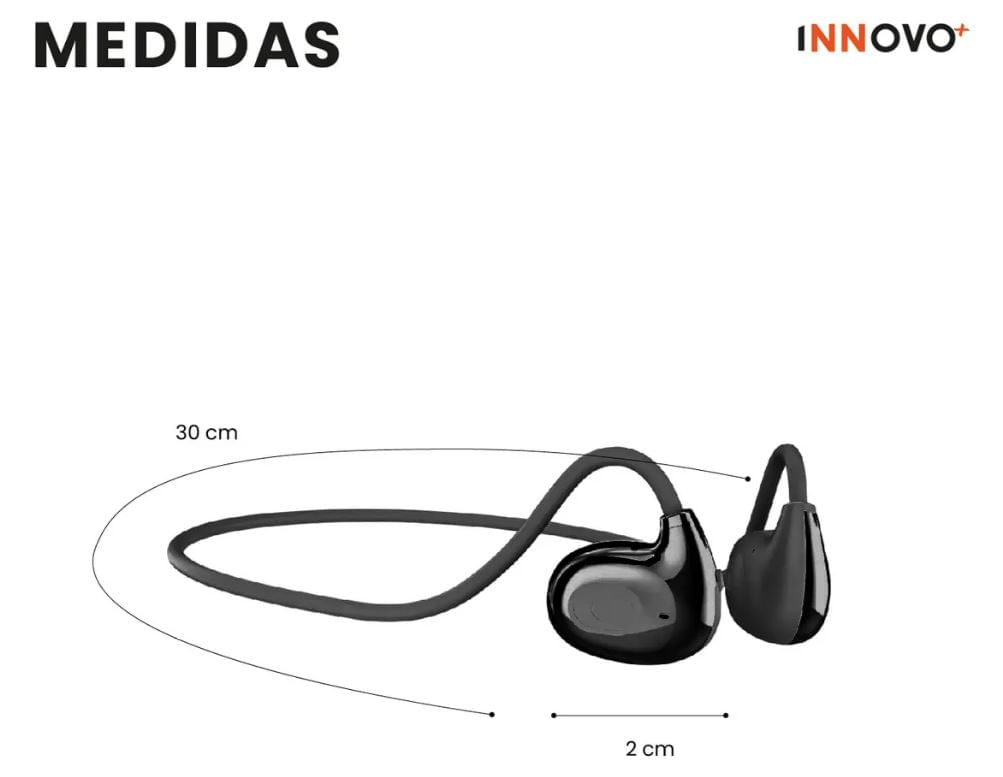 Audífonos Deportivos Conducción Ósea Bluetooth 5.3 Resistentes Agua img #3