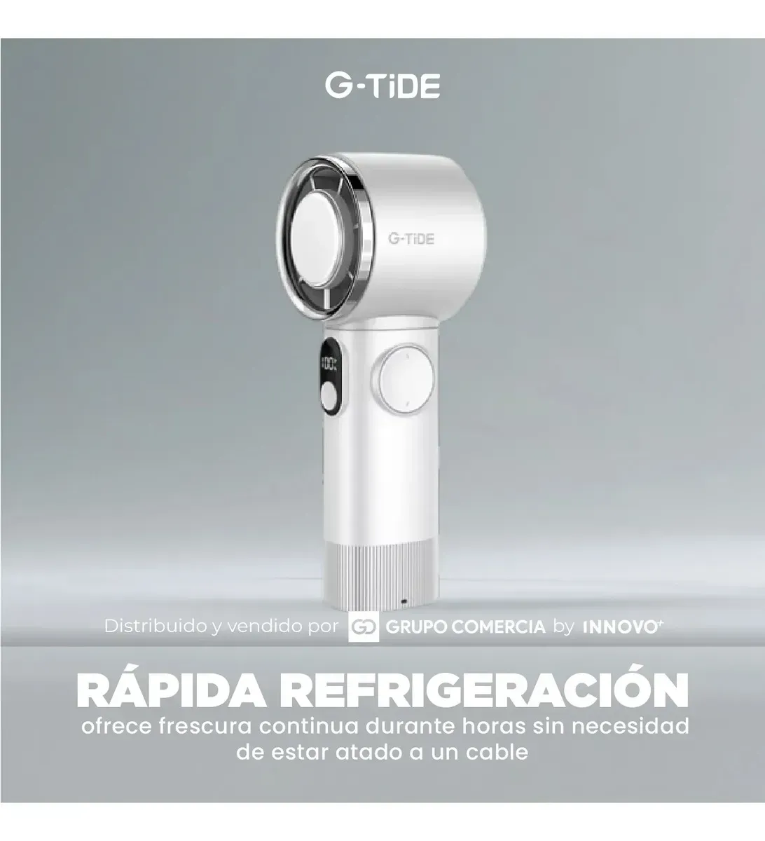 Ventilador De Mano Pantalla Portatil Enfriador De Aire G Tide img #5