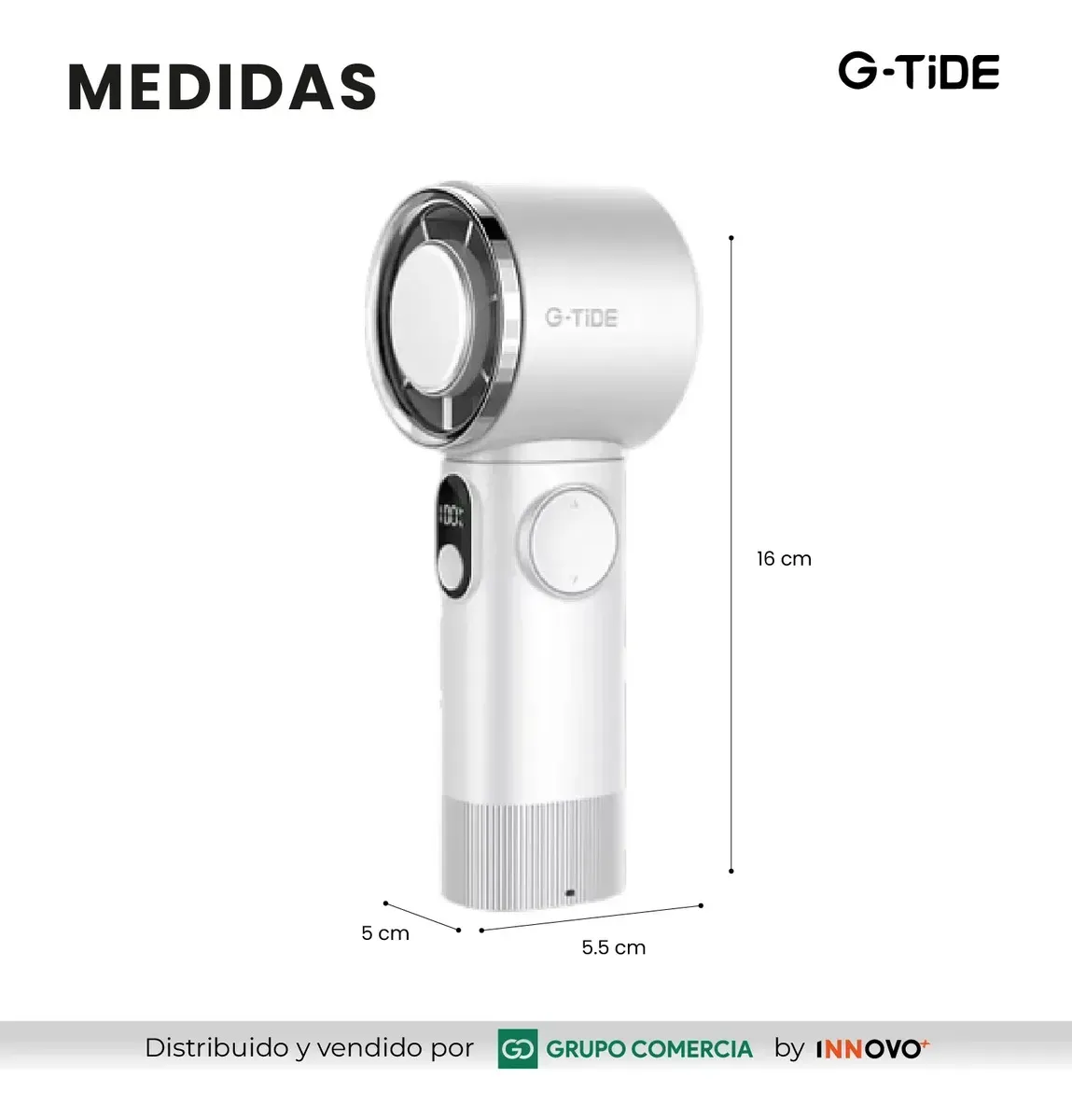 Ventilador De Mano Pantalla Portatil Enfriador De Aire G Tide img #4