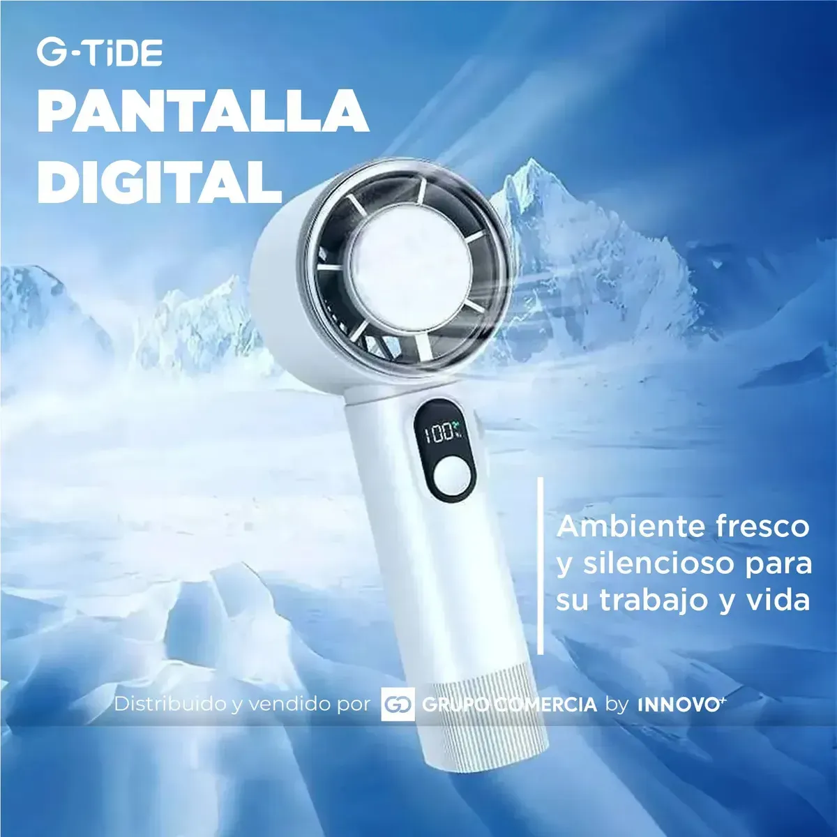 Ventilador De Mano Pantalla Portatil Enfriador De Aire G Tide img #3