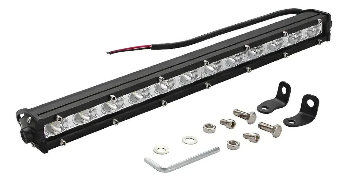 Barra Led 36w Slim Hd Exploradora Impermeable Ip67 2520 Lm img #1