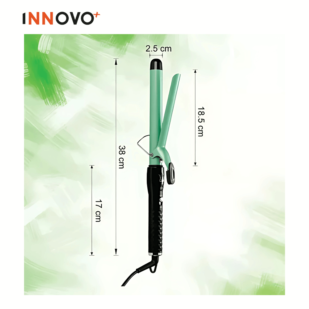 Tri Combo Hair Avocado Cepillo Secador + Plancha Cabello + Rizadora Tubo + Obsequio Toalla Microfibra Cabello img #6