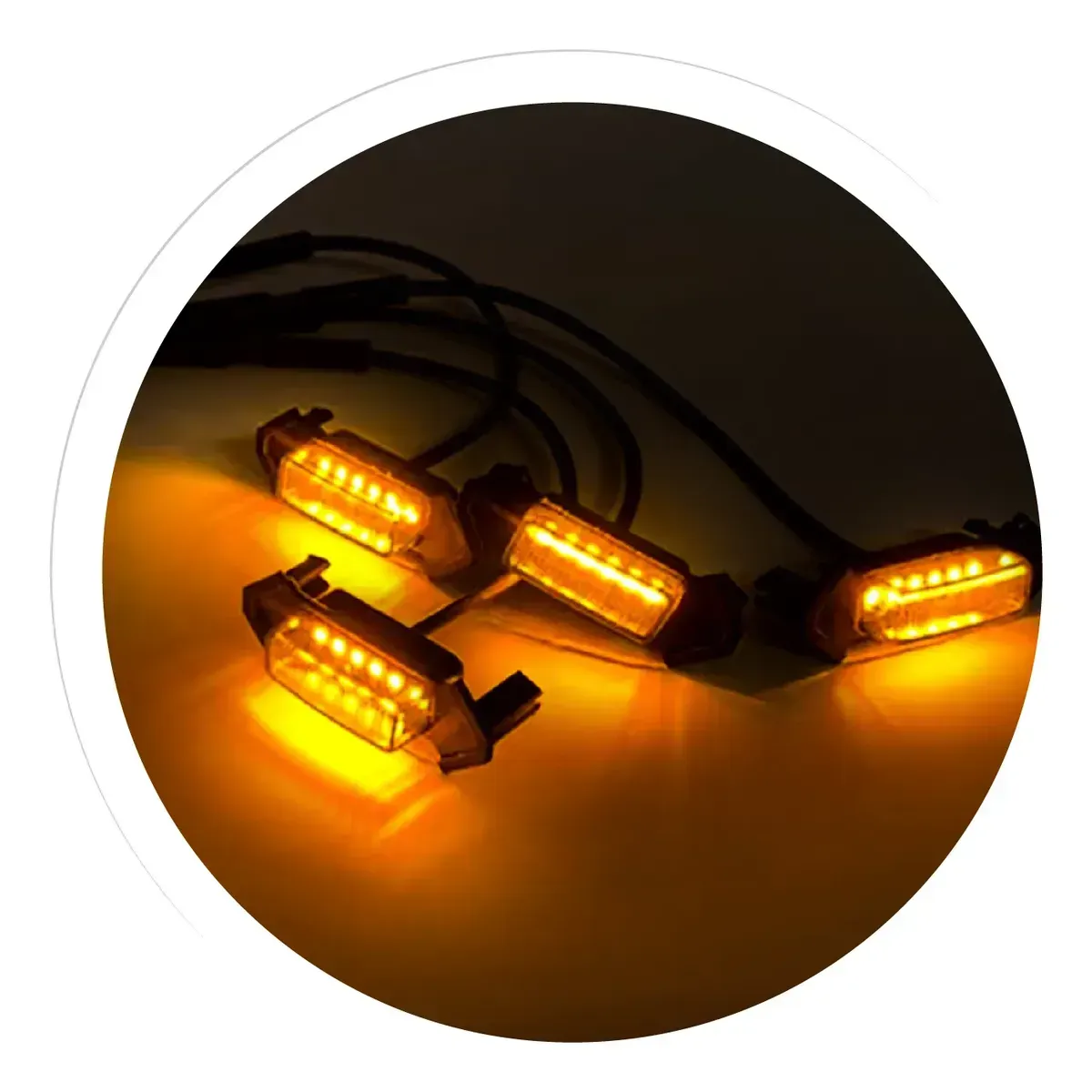 Luces Led Persiana Para Camionetas X4 Raptor Pro Rejilla img #5
