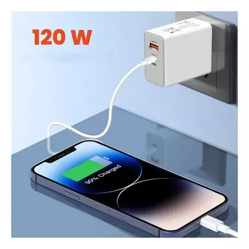 Cargador De Celular Laptop 120w Carga Fast img #4