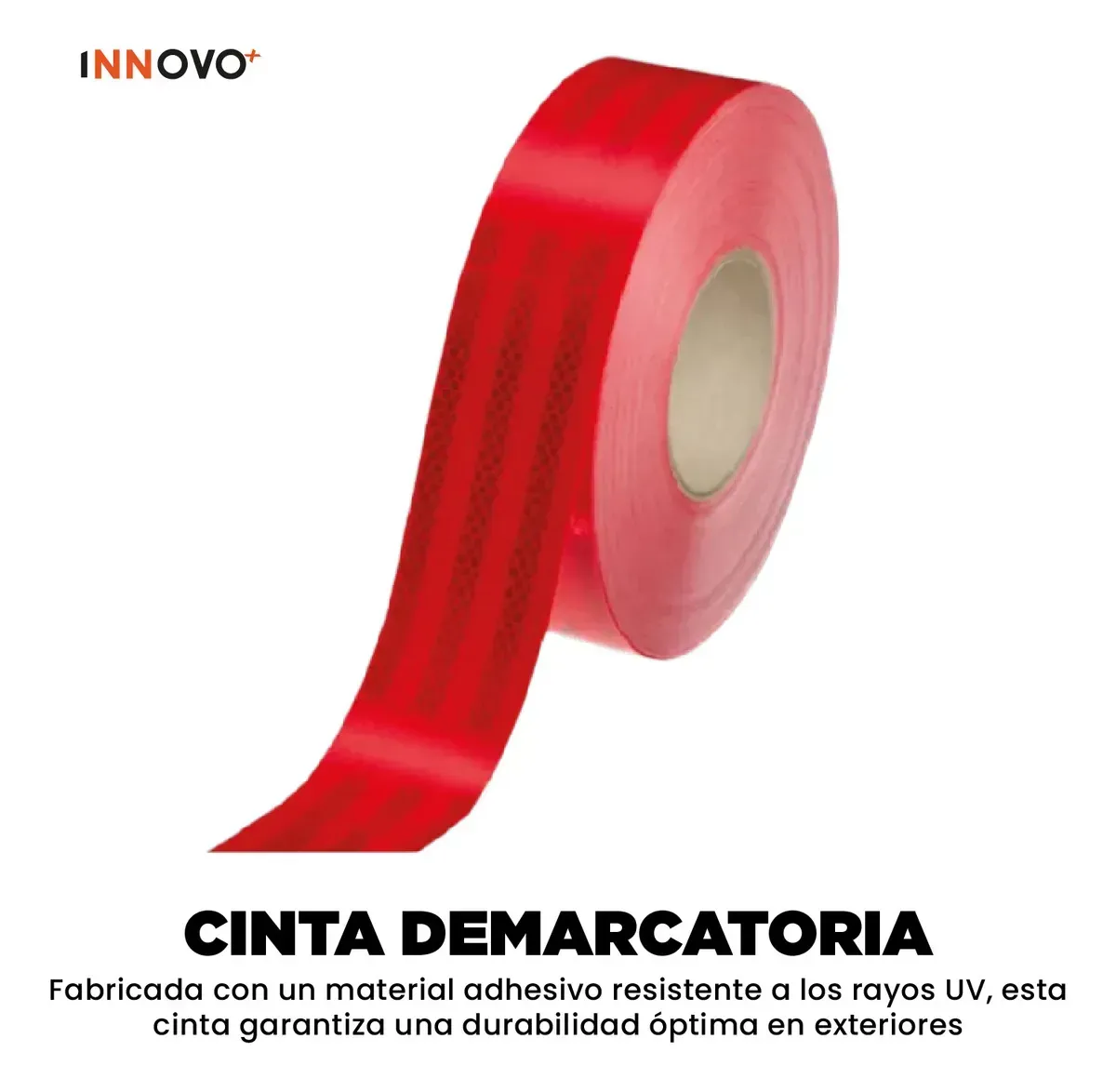Cinta Reflectiva 3m Roja Profesional - 5cm X 50m Para Camiones Y Furgones Rojo Rojo img #6
